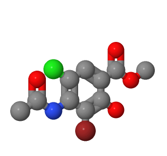 4-甲基-乙酰氨基-3-溴-5-氯-2-羟基-苯甲酸酯,Methyl 4-(acetylaMino)-3-broMo-5-chloro-2-hydroxybenzoate