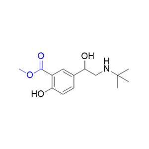 沙丁醇胺杂质40 盐酸盐,methyl 5-(2-(tert-butylamino)-1-hydroxyethyl)-2-hydroxybenzoate