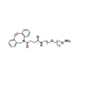 二苯并环辛炔-十二聚乙二醇-O-氨基  DBCO-PEG12-O-NH2