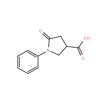 五羰基- 1 -苯基吡咯烷- 3 -羧酸,5-Oxo-1-phenylpyrrolidine-3-carboxylicacid