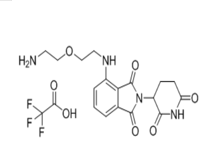 沙利度胺-4-NH-PEG1-NH2 TFA,Thalidomide-4-NH-PEG1-NH2 TFA