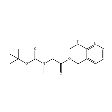 (2-(甲基氨基)吡啶-3-基)甲基 2-((叔丁氧羰基)(甲基)氨基)乙酸酯,2-(methylamino)pyridin-3-yl)methyl 2-((tert-butoxycarbonyl)(methyl)amino)acetate