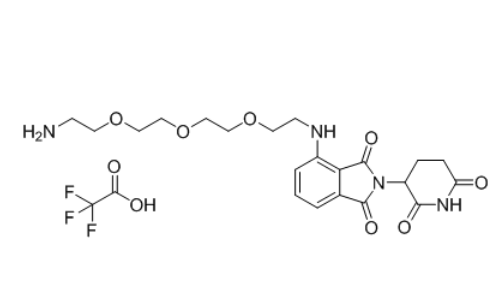 沙利度胺-NH-PEG3-NH2TFA,Thalidomide-4-NH-PEG3-NH2 TFA