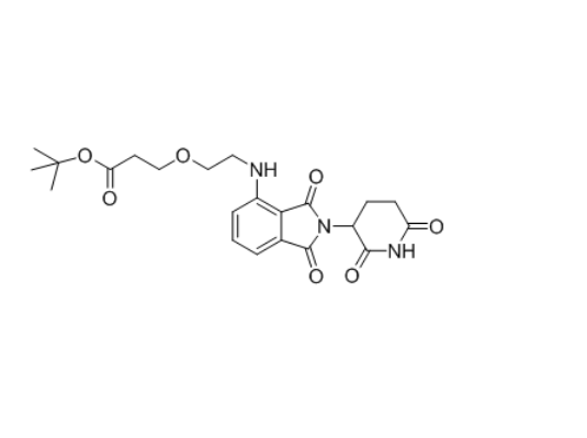 Thalidomide-4-NH-PEG1-COO(t-Bu)