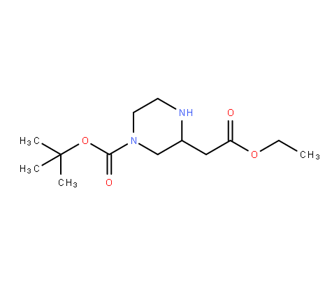 3-乙氧羰基甲基哌嗪-1-羧酸叔丁基酯,tert-Butyl3-(2-ethoxy-2-oxoethyl)piperazine-1-carboxylate