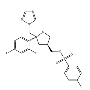 (5R-CIS)-甲苯-4-磺酸 5-(2,4-二氟苯基)-5-(1H-1,2,4-三氮唑-1-基)甲基四氢呋喃-3-基甲基酯,(5R-cis)-Toluene-4-sulfonic acid 5-(2,4-difluorophenyl)-5-(1H-1,2,4-triazol-1-yl)methyltetrahydrofuran-3-ylmethyl ester
