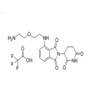 沙利度胺-4-NH-PEG1-NH2 TFA,Thalidomide-4-NH-PEG1-NH2 TFA