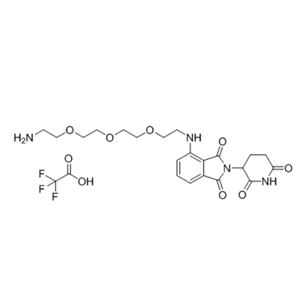 沙利度胺-NH-PEG3-NH2TFA,Thalidomide-4-NH-PEG3-NH2 TFA