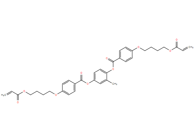 2-甲基-1,4-亚苯基 双(4-(4-(丙烯酰氧基)丁氧基)苯甲酸酯),2-Methyl-1,4-phenylene bis(4-(4-(acryloyloxy)butoxy)benzoate)