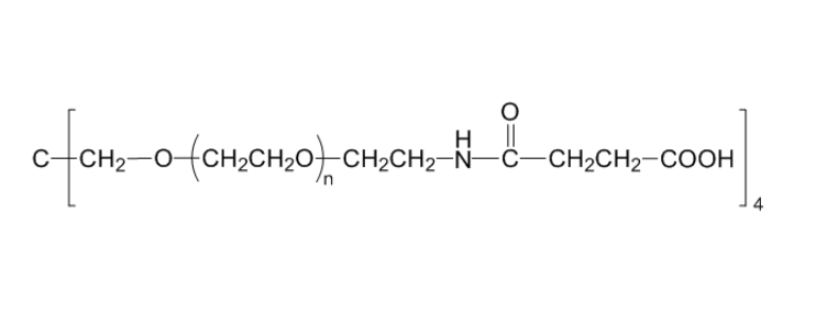 四臂聚乙二醇琥珀酰亞胺酸,4-ArmPEG-SAA