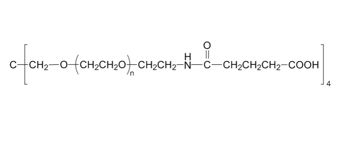 四臂聚乙二醇戊二酰亞胺酸,4-ArmPEG-GAA