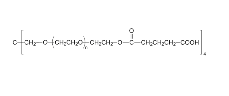 四臂聚乙二醇戊二酸,4-ArmPEG-GA
