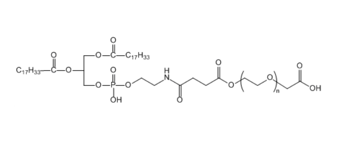 二油酰磷脂酰乙醇胺-聚乙二醇-乙酸,DOPE-PEG-CH2COOH