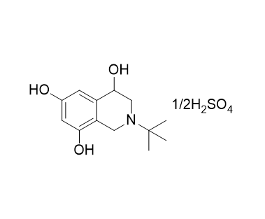 特布他林杂质02,Bis[2-(tert-butyl)-1,2,3,4-tetrahydroisoquinoline-4,6,8-triol] sulfate