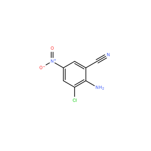 2-氨基-3-氯-5-硝基苯甲腈,2-amino-3-chloro-5-nitrobenzonitrile