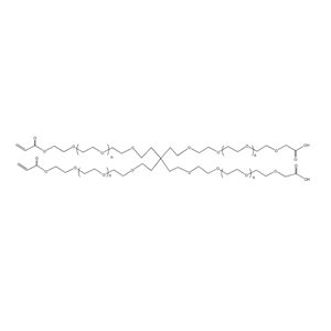 四臂聚乙二醇-(2臂-丙烯酸酯，2臂-乙酸）,4-ArmPEG-(2AC-2AA)