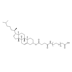 CLS-PEG-COOH 胆固醇-聚乙二醇-羧基 Cholesterol-PEG- Acid