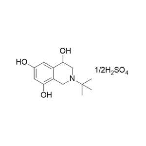 特布他林杂质02,Bis[2-(tert-butyl)-1,2,3,4-tetrahydroisoquinoline-4,6,8-triol] sulfate