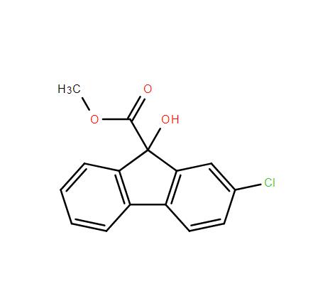 2-氯-9-羟基芴-9-甲酸甲酯,Methyl 2-chloro-9-hydroxy-9H-fluorene-9-carboxylate