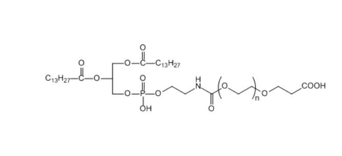 1,2-十四?；字Ｒ掖及?聚乙二醇-羧基,DMPE-PEG-COOH