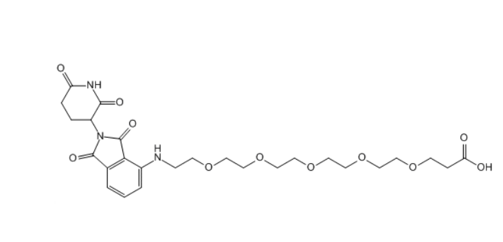 泊马度胺-五聚乙二醇-丙酸,Pomalidomide-PEG5-COOH