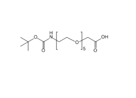 叔丁氧羰基氨基-五聚乙二醇-乙酸,Boc-NH-PEG5-CH2COOH