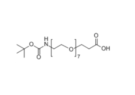 叔丁氧羰基氨基-七聚乙二醇-羧基,Boc-NH-PEG7-COOH