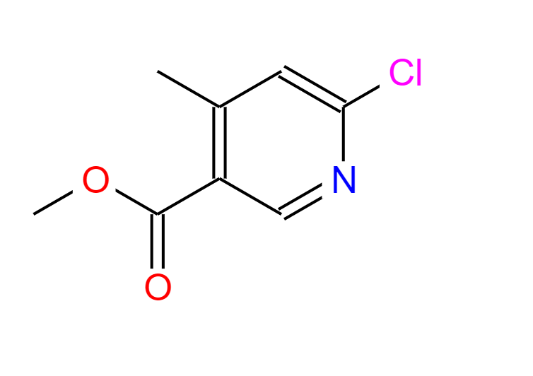 6-氯-4-甲基吡啶-3-羧酸甲酯,Methyl 6-chloro-4-Methylnicotinate