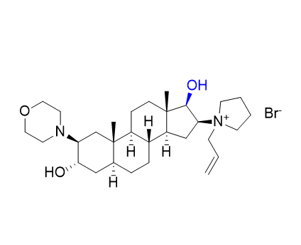 罗库溴铵杂质03,1-[3α,17β-dihydroxy-2β-(morpholin-4-yl)-5α-androstan- 16β-yl]-1-(prop-2-enyl)pyrrolidinium bromide