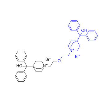 芜地溴铵杂质15,1,1'-(oxybis(ethane-2,1-diyl))bis(4-(hydroxydiphenylmethyl)quinuclidin-1-ium) bromide