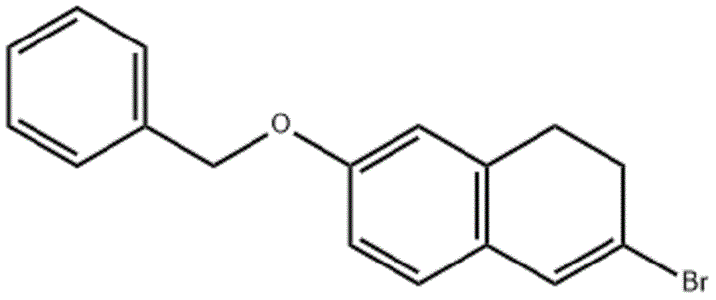 7-苄氧基-3-溴-1,2-二氢萘,7-(benzyloxy)-3-broMo-1,2-dihydronaphthalene