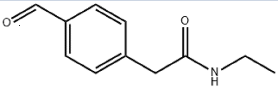 N-乙基-2-(4-甲酰基苯基)乙酰胺,Benzeneacetamide, N-ethyl-4-formyl-