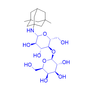 美金剛雜質(zhì)05,(2S,3R,4S,5R,6R)-2-(((2R,3S,4R,5R)-6-(((1r,3R,5S,7R)-3,5-dimethyladamantan-1-yl)amino)-4,5-dihydroxy-2-(hydroxymethyl)tetrahydro-2H-pyran-3-yl)oxy)-6-(hydroxymethyl)tetrahydro-2H-pyran-3,4,5-triol