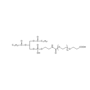 DMPE-PEG-COOH DMPE-PEG-AA 1,2-十四酰基磷脂酰乙醇胺-聚乙二醇-羧基