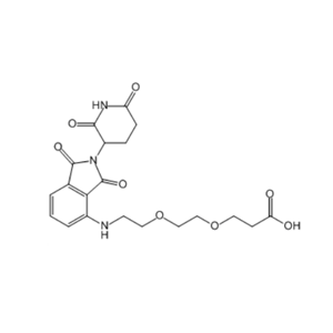 泊马度胺-二聚乙二醇-丙酸 2140807-17-4 Pomalidomide-PEG2-COOH