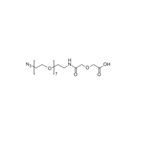 2-((Azido-PEG7-carbamoyl)methoxy)acetic acid 