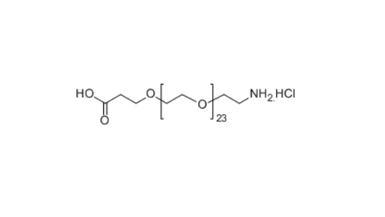 丙酸二十四聚乙二醇氨基盐酸盐,COOH-PEG24-NH2.HCl