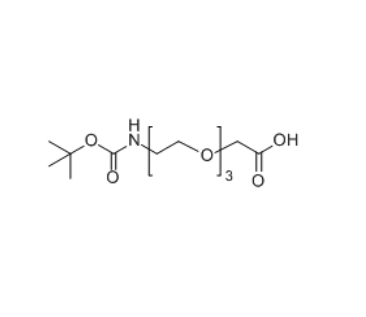 5,8,11-三氧杂-2-氮杂十三烷二酸1-叔丁酯,Boc-NH-PEG3-CH2COOH