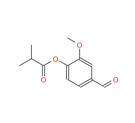 异丁酸香兰素酯,4-formyl-2-methoxyphenyl isobutyrate
