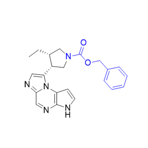 乌帕替尼杂质02,benzyl (3S,4R)-3-ethyl-4-(3-tosyl-3H-imidazo[1,2-a]pyrrolo[2,3-e]pyrazin-8-yl)pyrrolidine-1-carboxylate