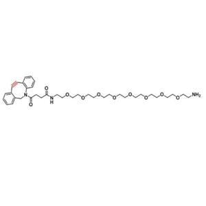 二苯并环辛炔-八聚乙二醇-氨基?  DBCO-PEG8-amine/NH2