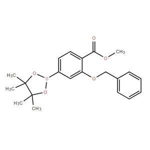 Methyl 2-(benzyloxy)-4-(4,4,5,5-tetramethyl-1,3,2-dioxaborolan-2-yl)benzoate