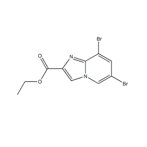 ethyl 6,8-dibromoH-imidazo[1,2-a]pyridine-2-carboxylate,ethyl 6,8-dibromoH-imidazo[1,2-a]pyridine-2-carboxylate