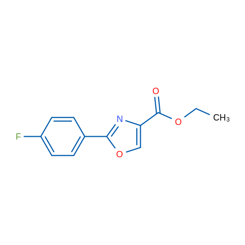 2-(4-氟苯基)-噁唑-4-羧酸乙酯,Ethyl 2-(4-fluorophenyl)oxazole-4-carboxylate