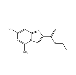 Imidazo[1,2-c]pyrimidine-2-carboxylic acid, 5-amino-7-chloro-, ethyl ester,Imidazo[1,2-c]pyrimidine-2-carboxylic acid, 5-amino-7-chloro-, ethyl ester