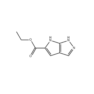 Pyrrolo[2,3-c]pyrazole-5-carboxylic acid, 1,6-dihydro-, ethyl ester,Pyrrolo[2,3-c]pyrazole-5-carboxylic acid, 1,6-dihydro-, ethyl ester