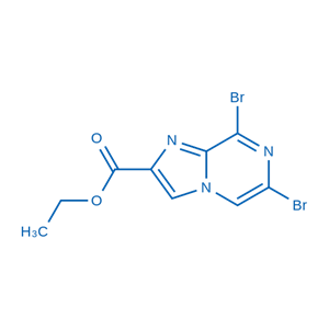 6,8-二溴咪唑并[1,2-a]吡嗪-2-羧酸乙酯,Ethyl 6,8-dibromoimidazo[1,2-a]pyrazine-2-carboxylate