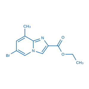 6-溴-8-甲基咪唑并[1,2-a]吡啶-2-羧酸乙酯,Ethyl 6-bromo-8-methylimidazo[1,2-a]pyridine-2-carboxylate