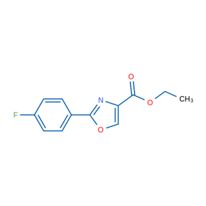 2-(4-氟苯基)-噁唑-4-羧酸乙酯,Ethyl 2-(4-fluorophenyl)oxazole-4-carboxylate