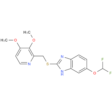 泮托拉唑硫醚,5-Difluoromethoxy-2-{[(3,4-dimethoxy-2-pyridinyl)methyl]thio}-1H-benzimidazole